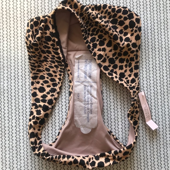 NWT Victoria’s Secret Leopard Print Swim Suit Bottoms: Size S - Picture 6 of 6